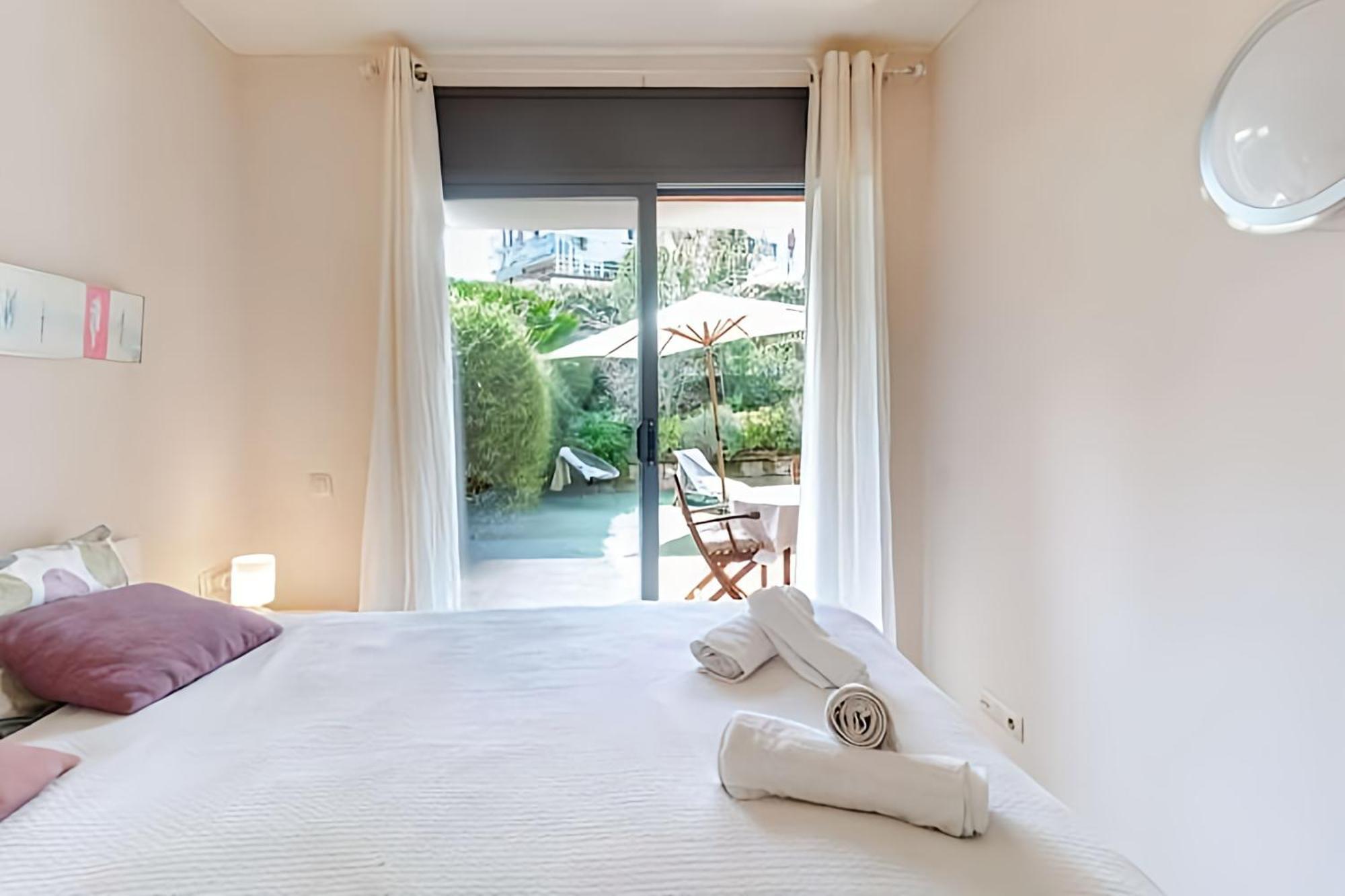 Pretty Garden Apartment Next To A Charming Beach Lloret de Mar Eksteriør bilde